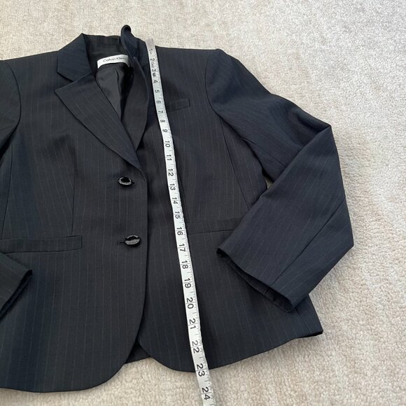 Calvin Klein Blue Work Blazer Jacket 4 - Picture 5 of 8